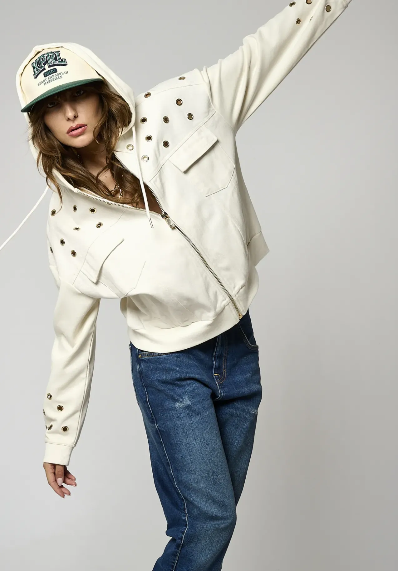 Kaporal Sweats|Gilets<MOKA