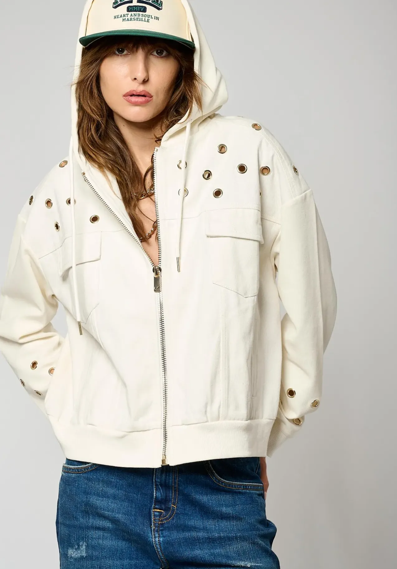 Kaporal Sweats|Gilets<MOKA